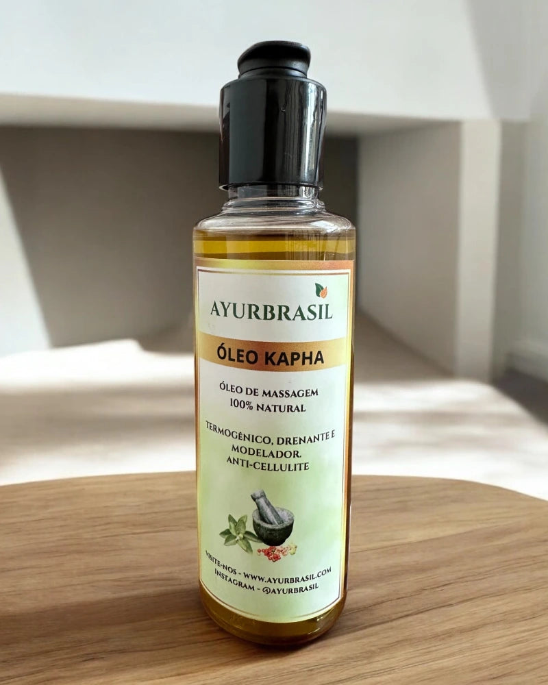 Óleo de Massagem Kapha 140ml – Equilíbrio, Energia e Bem-Estar - Ayur Brasil