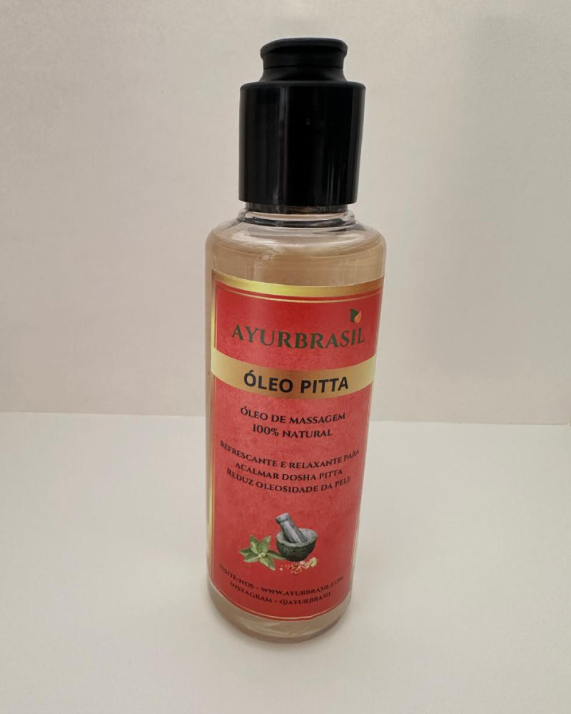 Óleo de Massagem Pitta 140ml – Equilibra o Metabolismo, Acalma a Mente e Suaviza a Pele - Ayur Brasil
