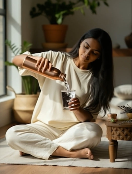 Garrafa de Cobre Puro AyurBrasil – 900ml