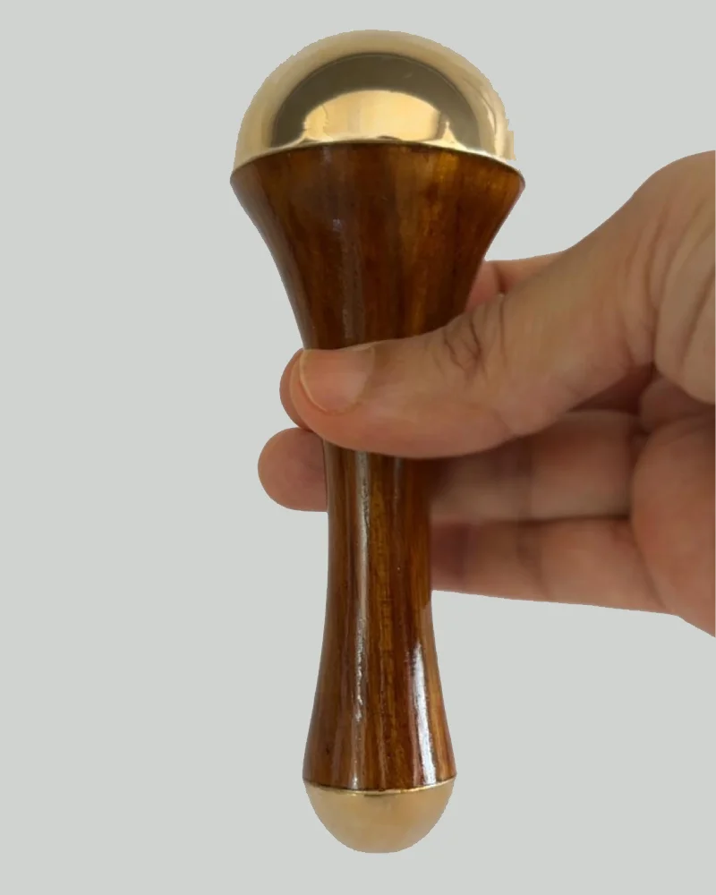 Kansa Wand instrumento para massagem do rosto massagem de pescoço e massagem corporal