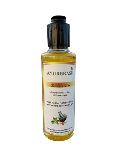 Óleo de Massagem Vata 140ml – Equilíbrio, Relaxamento e Hidratação Profunda - Ayur Brasil