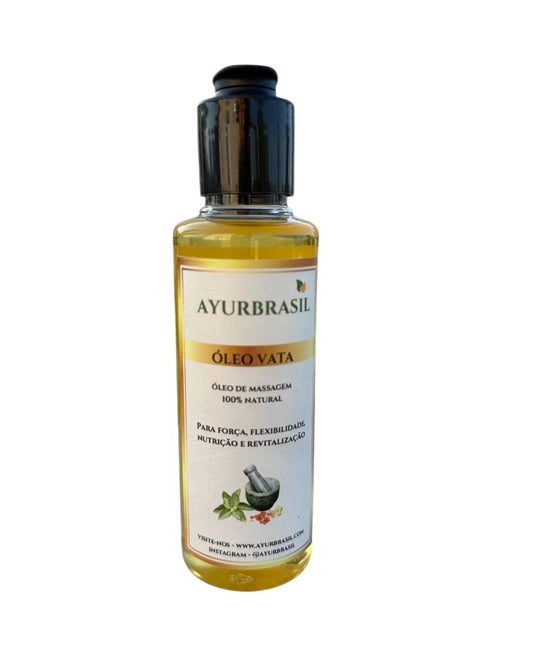 Óleo de Massagem Vata 140ml – Equilíbrio, Relaxamento e Hidratação Profunda - Ayur Brasil