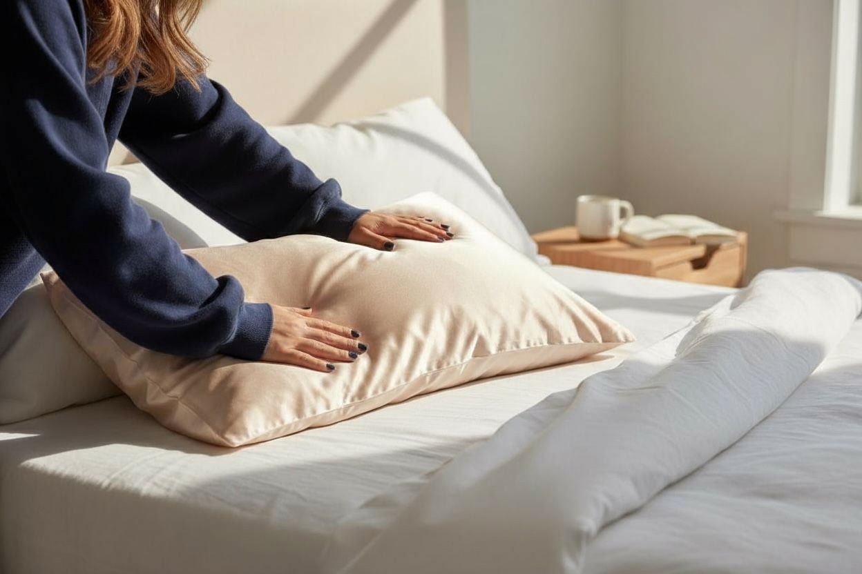 Fronha de Seda Premium AyurBrasil – Cuidado Noturno para Pele e Cabelos