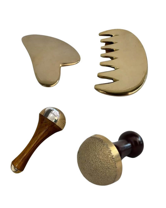 Foto de produtos ayurvédicos massageadores 