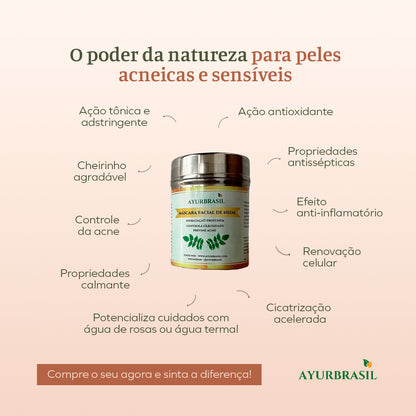 Máscara Facial de Neem AyurBrasil