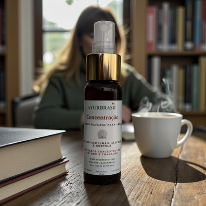 Spray Natural – Concentração | Foco, Clareza Mental e Presença