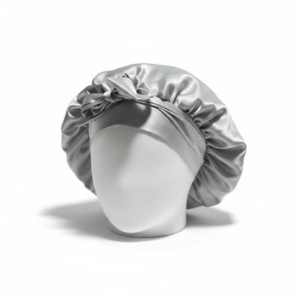 Touca de Seda Premium AyurBrasil – Ritual Noturno para Cabelos Saudáveis