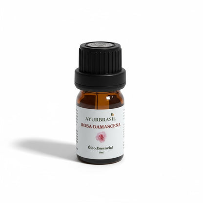 Óleo Essencial de Rosa Damascena 100% Puro –5 ml