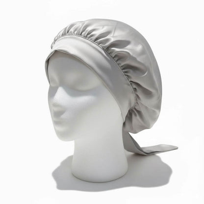 Touca de Seda Premium AyurBrasil – Ritual Noturno para Cabelos Saudáveis