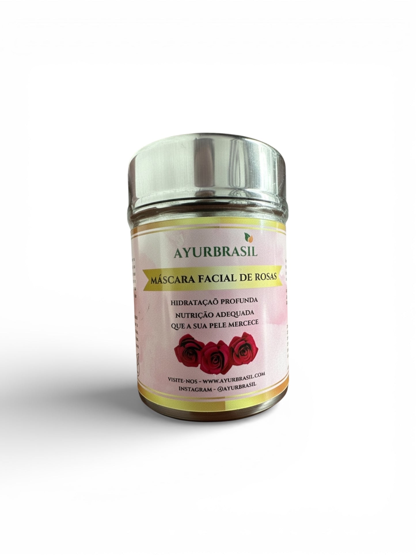 Máscara Facial de Rosas AyurBrasil